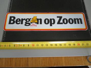sticker Bergen op Zoom  Blij dat ik Rij  *  beschikbaar voor biedingen