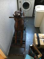 Houten hobbelpaard, Ophalen, Gebruikt