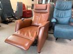 Prominent sta op stoel relax fauteuil gratis bezorging, Huis en Inrichting, Verzenden, Zo goed als nieuw, Leer
