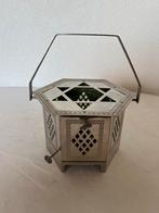 Theelichtje Vintage Metaal Theelicht Metalen Thee Lichtje, Antiek en Kunst, Ophalen of Verzenden