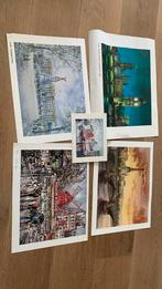 Reproductie prints londen en parijs, Ophalen of Verzenden, Nieuw