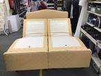2 persoons elektrische Boxspring bed 160x200 Toppermeerprijs, 160 cm, Crème, Gebruikt, Ophalen