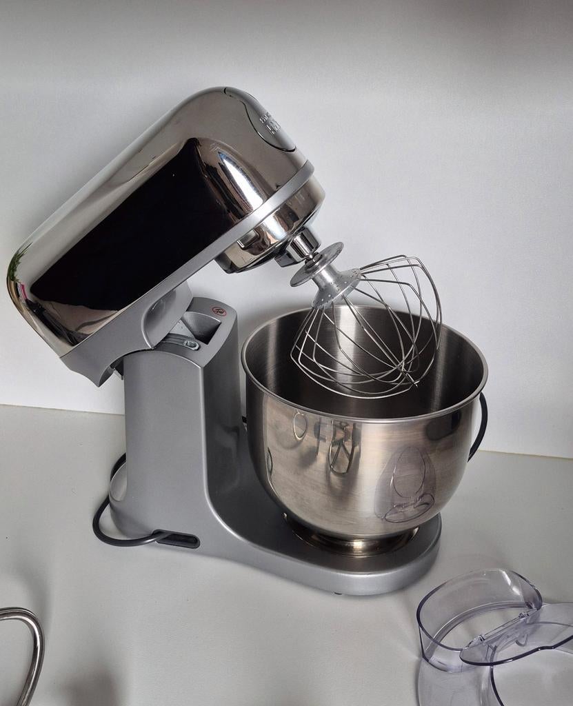 Kenwood kMix 760 Chroom limited edition., 4 liter of meer, Ophalen, Gebruikt, 3 snelheden of meer