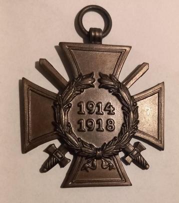 Erekruis 1914-1918 Duits  beschikbaar voor biedingen