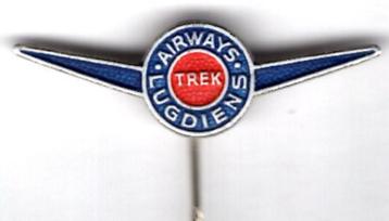 Trek Airways Lugdiens aluminium speldje ( J_233 ) beschikbaar voor biedingen