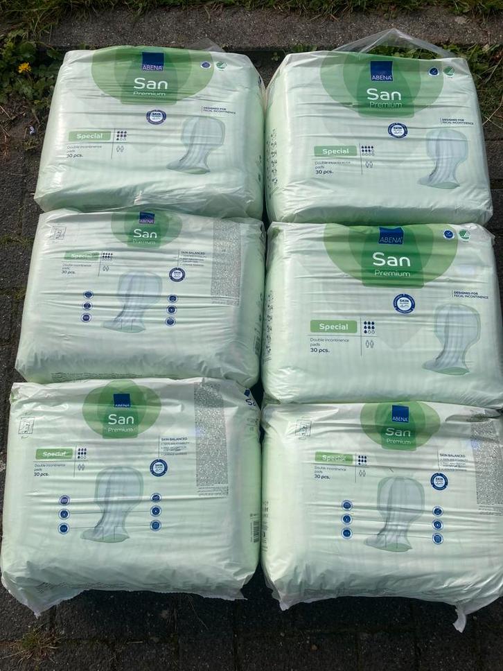 6x Abena abri san special incontinentie verband, Diversen, Verpleegmiddelen, Zo goed als nieuw, Ophalen