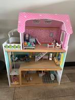 XXL poppenhuis met verlichting + meubels + poppetjes, Kinderen en Baby's, Speelgoed | Poppenhuizen, Ophalen of Verzenden, Zo goed als nieuw