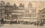 Brussel 1904 Groote Markt met veel mensen, Verzamelen, Verzenden, Voor 1920, Gelopen, Brussel (Gewest)