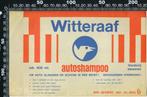 Sticker: Witteraaf Autoshampoo, Ophalen of Verzenden, Zo goed als nieuw, Auto of Motor