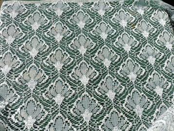Transparant jacquard gordijn vitrage wit ornamenten 260x540 beschikbaar voor biedingen