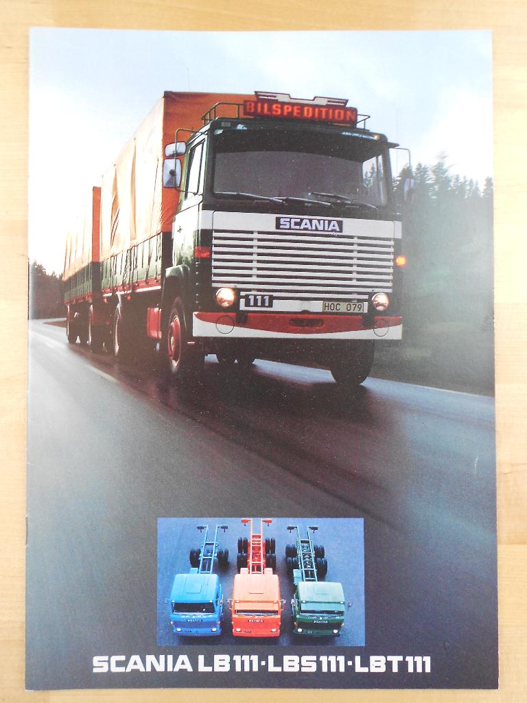 Scania LB111 LBS111 LBT111 Brochure 1976 – LB LBS LBT 111, Ophalen of Verzenden, Zo goed als nieuw, Overige merken, Scania