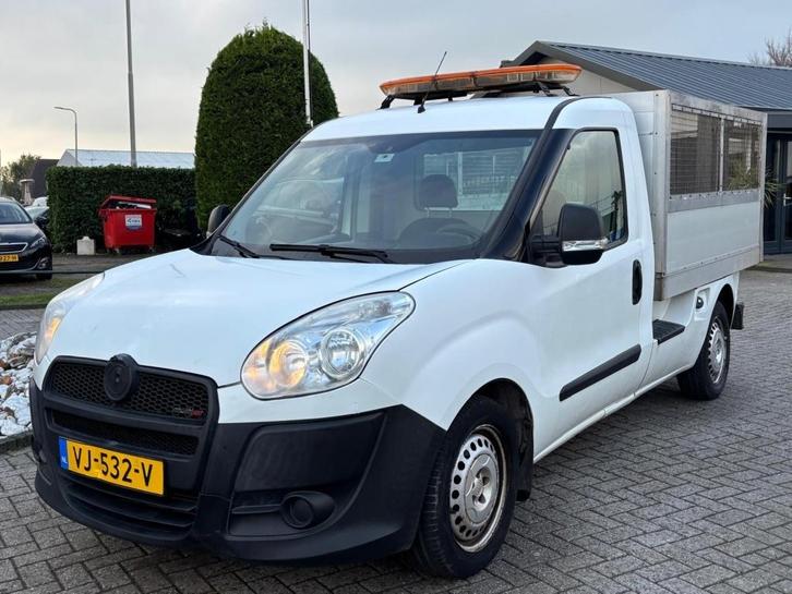 Fiat Doblò 1.3 JTD Kipper Kiepauto 2014 Pick-up 81.000 KM, Auto's, Fiat, Bedrijf, Te koop, Doblo, ABS, Airconditioning, Alarm