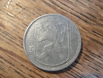 Oorlogsmunt WW2 bezet Belgie 1 Frank 1941 (F-NL) #611 beschikbaar voor biedingen