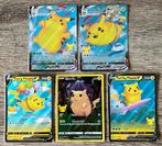 Pokemon Celebrations Pikachu V’s en Vmax & Jungle 005 - 009, Ophalen of Verzenden, Zo goed als nieuw, Meerdere kaarten