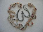 Ketting van Verschillende Edelstenen, Sieraden, Tassen en Uiterlijk, Antieke sieraden, Ophalen of Verzenden, Overige materialen