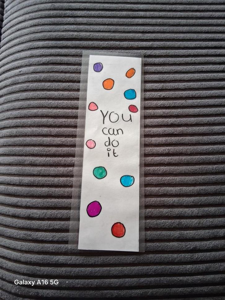 Handgemaakte bladwijzer - You can do it!, Boeken, Overige Boeken, Nieuw, Ophalen of Verzenden