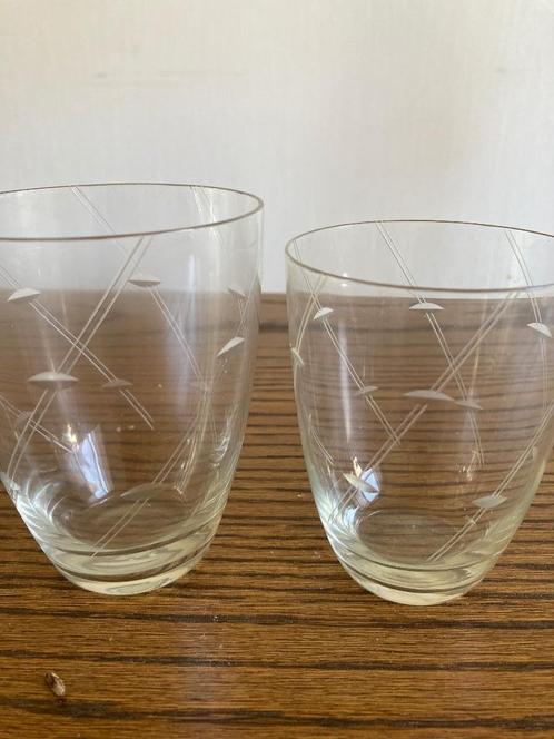 Oude (geslepen) glazen, Verzamelen, Glas en Borrelglaasjes, Gebruikt, Overige typen, Ophalen