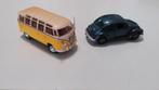 1/43 VW kever 1302  + VW Combi T1 ( volkswagen microbus), Hobby en Vrije tijd, Modelauto's | 1:43, Ophalen of Verzenden, Gebruikt