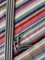 Gordijnrails donkergrijs 4 x minimaal 3 meter  met  2 haken, Ophalen, 200 cm of meer