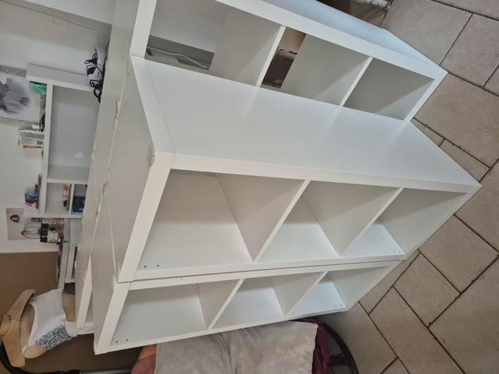 3 x kallax kast 3 hoog., Huis en Inrichting, Kasten | Boekenkasten, Gebruikt, 25 tot 50 cm, Ophalen