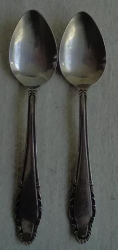 Sola GZ 980 2x theelepel puntbak 13cm set verzilverd, Huis en Inrichting, Keuken | Bestek, Zo goed als nieuw, Zilver, Verzenden