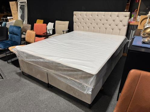 Boxspring Enschede 160x200cm  inclusief matrassen!, Huis en Inrichting, Slaapkamer | Boxsprings, Nieuw, 160 cm, 200 cm, Tweepersoons