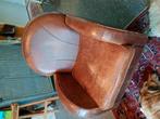 Art Deco Robuuste schapenleren clubfauteuils, Ophalen, Gebruikt, Eenpersoons, Minder dan 150 cm