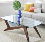 West Elm Marcio Display Salontafel – Glasplaat, Modern Desig, Huis en Inrichting, Tafels | Salontafels, Ophalen, 100 tot 150 cm