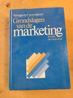 boek grondslagen van de marketing, Boeken, Ophalen of Verzenden, Zo goed als nieuw, Economie en Marketing