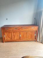 Massief Teak Dressoirkast 180x40x85 cm, Huis en Inrichting, Kasten | Dressoirs, Ophalen, Gebruikt, 150 tot 200 cm, Teakhout