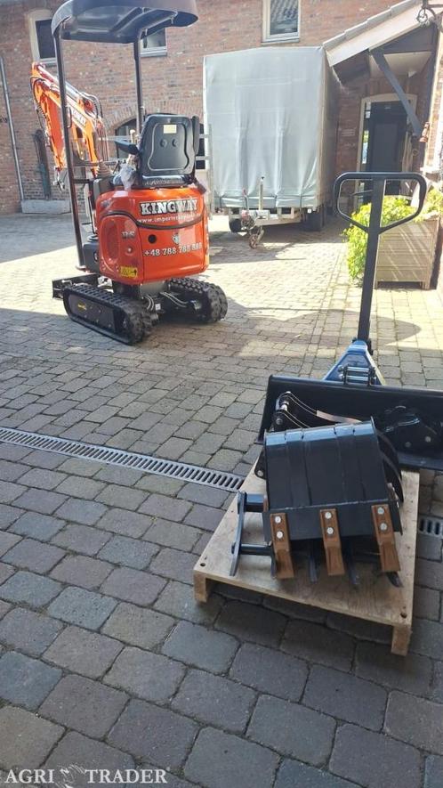 ACTIE! KINGWAY VIP10 Minigraver graafmachine + Tuinset, Zakelijke goederen, Machines en Bouw | Kranen en Graafmachines, Graafmachine