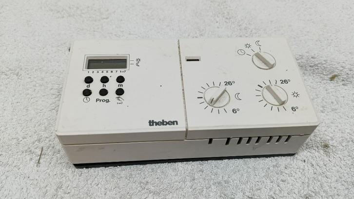 Theben RAM 392 klokthermostaat – Made in W. Germany, Doe-het-zelf en Verbouw, Overige Doe-het-zelf en Verbouw, Gebruikt, Ophalen of Verzenden
