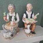 Vintage Porseleinen Beeldjes Boer en Boerenvrouw, Antiek en Kunst, Antiek | Keramiek en Aardewerk, Ophalen of Verzenden