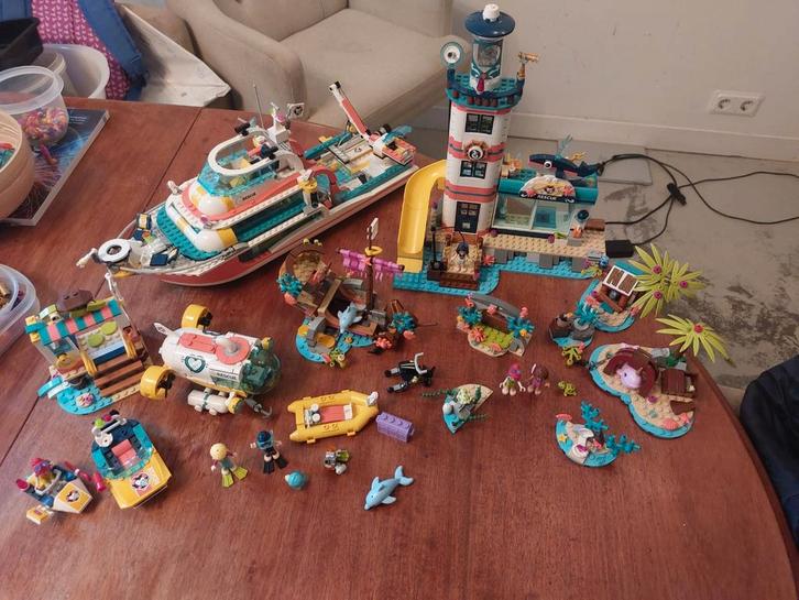 Lego Friends verzameling Reddingsserie Compleet, Kinderen en Baby's, Speelgoed | Duplo en Lego, Gebruikt, Lego, Complete set, Ophalen of Verzenden
