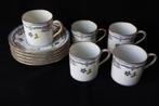 Antiek C Ahrenfeldt Limoges koffie set x 5 1893-1930, Ophalen of Verzenden