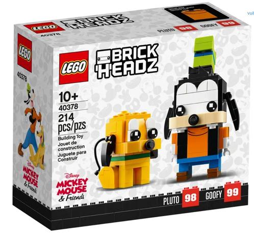 Lego BrickHeadz Disney: Goofy en Pluto. (40378) NIEUW, Kinderen en Baby's, Speelgoed | Duplo en Lego, Nieuw, Lego, Complete set