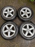 Winterbanden met VW lichtmetalen velg 195/65, Ophalen, Gebruikt, 15 inch, Banden en Velgen