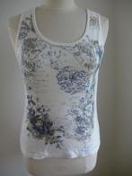 YESSICA top ecru met bloemen maat M - nieuw -, Kleding | Dames, Tops, Maat 38/40 (M), Nieuw, Ophalen of Verzenden, Zonder mouw