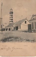 IJmuiden bij Beverwijk Vuurtoren 1904, Ophalen of Verzenden, Voor 1920, Gelopen, Noord-Holland