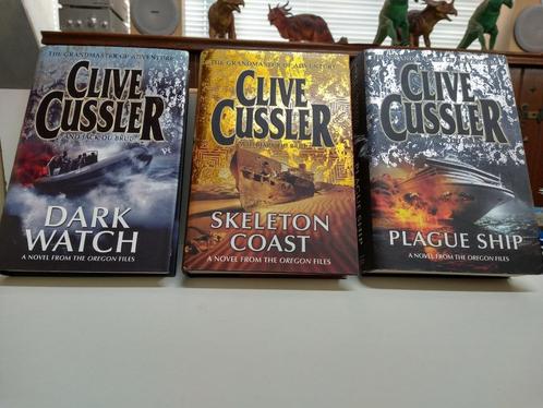 CLIVE CUSSLER - OREGON FILES SERIES 02 (3 ENGLISH HARDCOVERS, Boeken, Avontuur en Actie, Nieuw, Verzenden