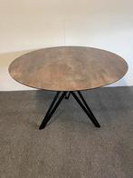 Ronde eettafel HPL roest 120cm / 130cm, Rond, Ophalen of Verzenden, Zo goed als nieuw, Info@betaalbaar-design.nl