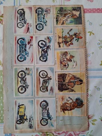 Oude plaatjes album - Auto's, Indianen, Culturen beschikbaar voor biedingen