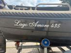 Lago Amore 435 met 15 PK Mercury, afdekzeil en trailer, Watersport en Boten, Sloepen, Ophalen, 10 tot 30 pk, Gebruikt, 3 tot 6 meter