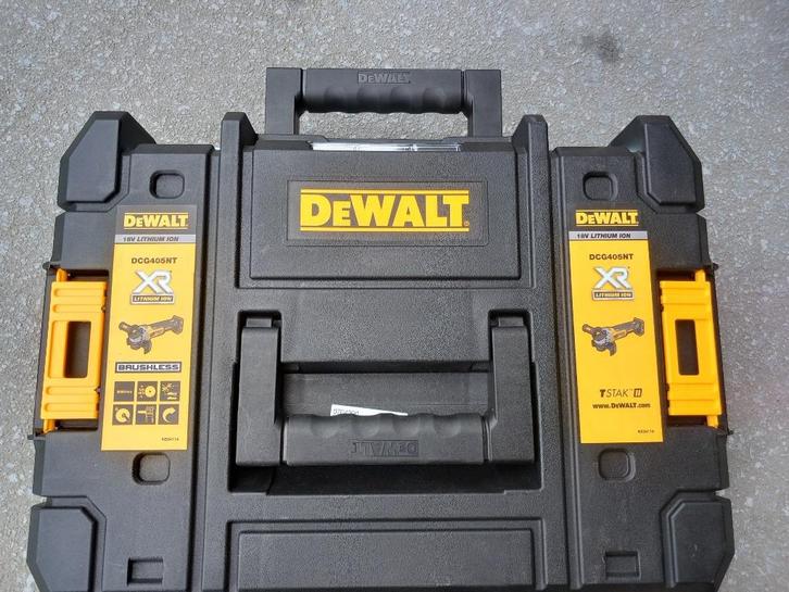 DeWalt koffer DCG405NT TSTAK, Doe-het-zelf en Verbouw, Kratten en Dozen, Nieuw, Ophalen of Verzenden