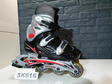 Nijdam 52MM Skeelers Skates 4x64 64mm Wielen Maat 35 beschikbaar voor biedingen