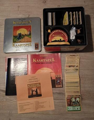 De kolonisten van catan het kaartspel blik jubiliemuitgave beschikbaar voor biedingen