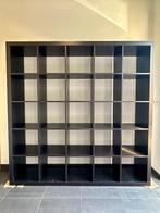 Open kast / Room divider – 25 vaks – zwartbruin, Ophalen, Gebruikt, 150 tot 200 cm, Tijdloos