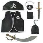 Verkleedkleding piratenset, Kinderen en Baby's, 110 t/m 116, Jongen of Meisje, Nieuw, Ophalen of Verzenden
