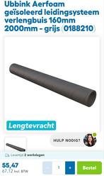 Ubbink WTW Buizen/Kanalen Geïsoleerd 160mm, Ophalen, Pvc, Nieuw, Minder dan 2 meter