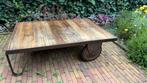 Salontafel industrieel, Ophalen, Gebruikt, 100 tot 150 cm, 50 tot 100 cm